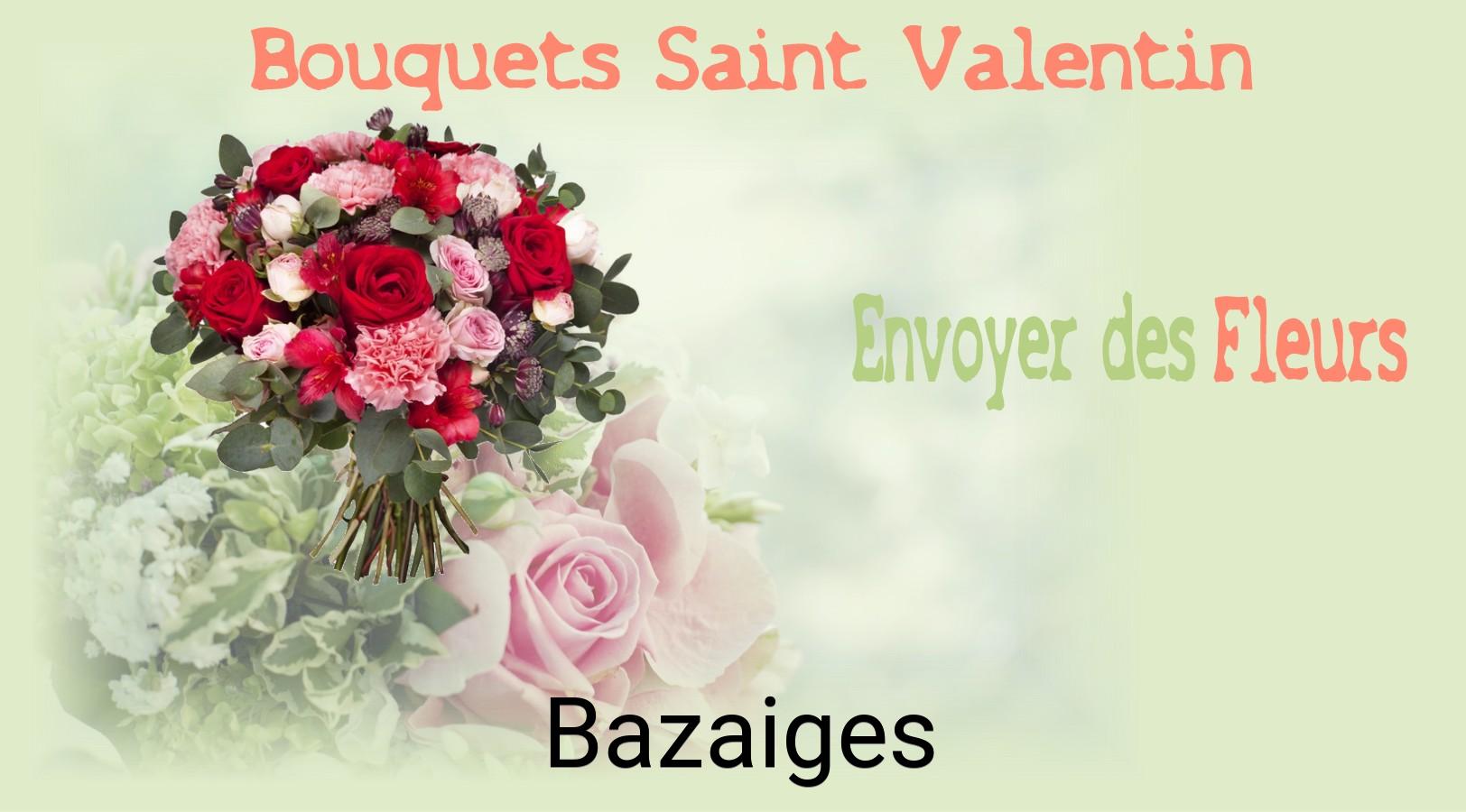 Roses de Saint-Valentin livrées à Bazaiges